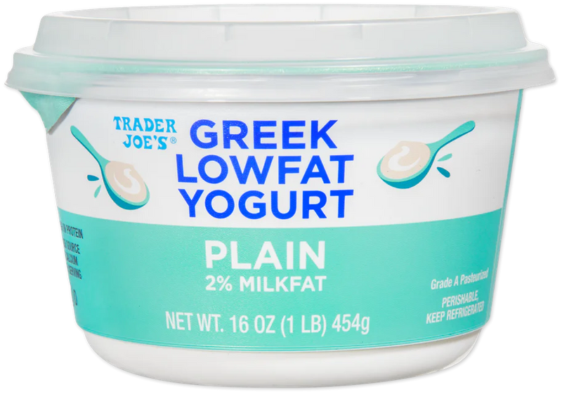 Lowfat Plain Greek Yogurt High Protein Creamy & Thick 16 Oz