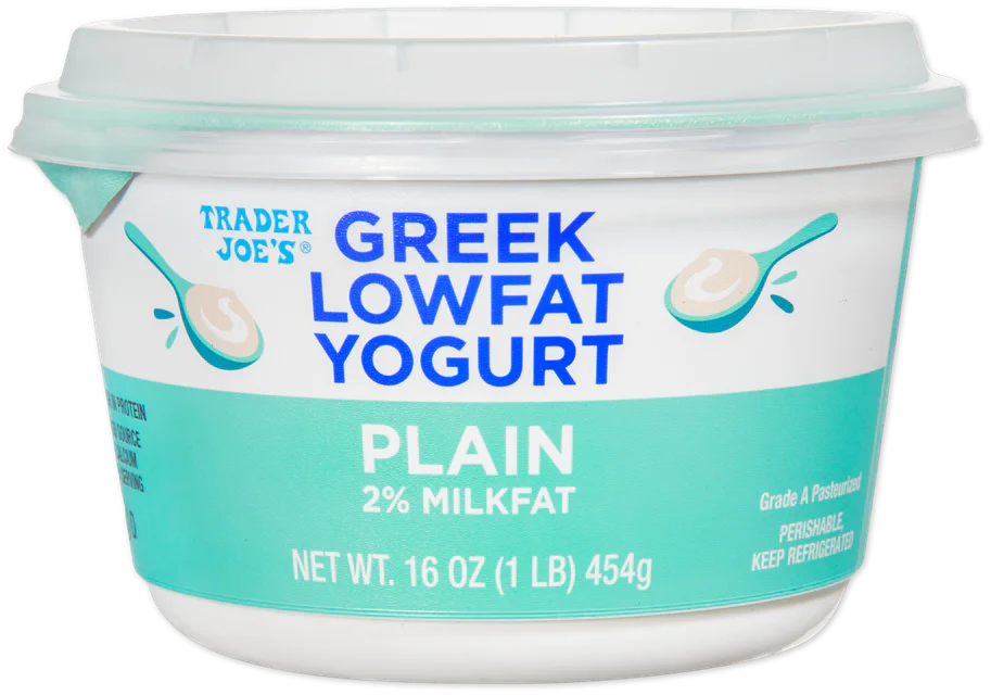 Lowfat Plain Greek Yogurt High Protein Creamy & Thick 16 Oz