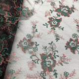 Embroidered Lace Mesh Floral