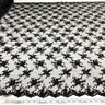 Beaded Corded Bridal Lace Black Mesh