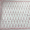 1 Yard Corded Bridal Lace Fabric Embroidered 100 Percent Polyester Net Mesh 54 inch Width