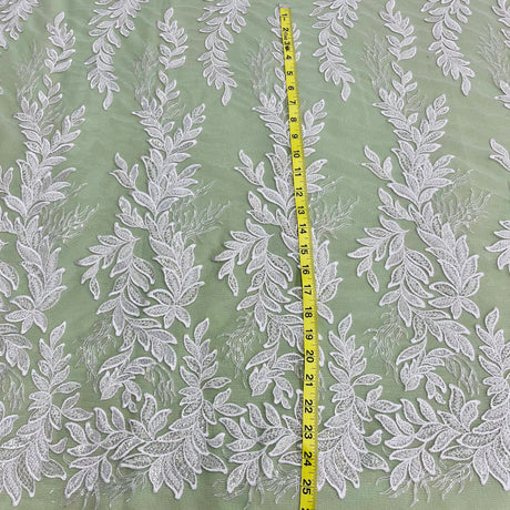Beaded Embroidered Lace Mesh