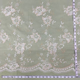 Lace USA 100 Percent Polyester Net Mesh Fabric - Embroidered Lace, 51" Width (1 Yard)