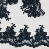 Beaded Corded Lace Trim