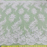 Beaded Corded Bridal Lace Fabric