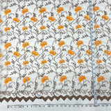 1 Yard Lace Fabric Embroidered on 100% Polyester Net Mesh Approximately 54" Wide