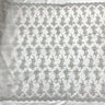 1 Yard Corded Bridal Lace Fabric Embroidered 100 Percent Polyester Net Mesh 54 inch Width