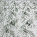 Beaded 3D Floral Lace Fabric