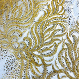 Beaded Sequined Bridal Lace Fabric