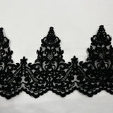 Embroidered Lace Trim 100% Polyester Net Mesh