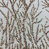 Beaded Sequined Lace Fabric