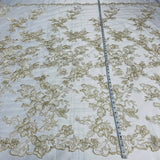 Embroidered Bridal Lace Fabric
