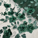 3D Floral Lace Fabric 60" Wide