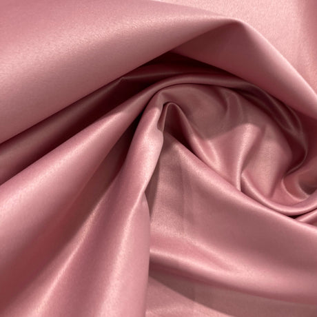 Satin Bridal Fabric - 100 Percent Polyester Lace Fabric, 60" Width, Black (1 Yard)