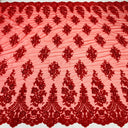 Beaded Corded Lace Fabric 52" Wide