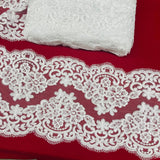 Corded Embroidered Lace Trim
