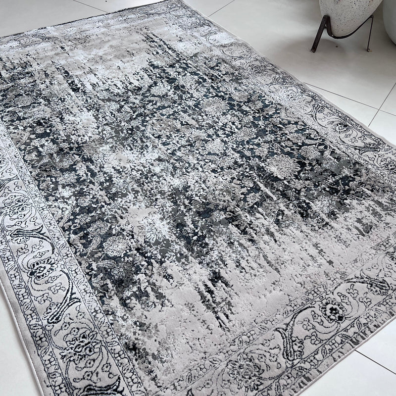 Color-Shifting Foldable Flat Weave Area Rug - 60% Polypropylene 40% Polyester Fabric - Shifting Hues, KV68, 7'9" X 10'2" (1 Rug)