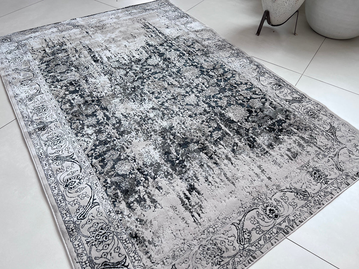Color-Shifting Foldable Flat Weave Area Rug - 60% Polypropylene 40% Polyester Fabric - Shifting Hues, KV68, 7'9" X 10'2" (1 Rug)
