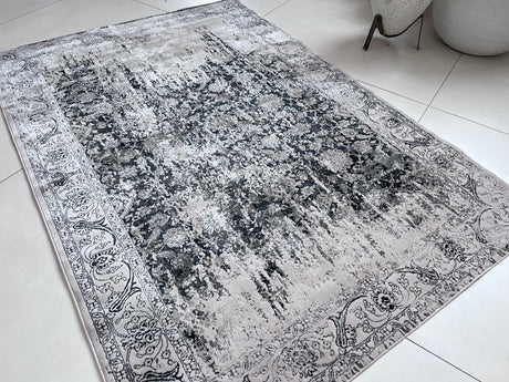 Color-Shifting Foldable Flat Weave Area Rug - 60% Polypropylene 40% Polyester Fabric - Shifting Hues, KV68, 7'9" X 10'2" (1 Rug)