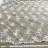 Embroidered Floral Lace Mesh