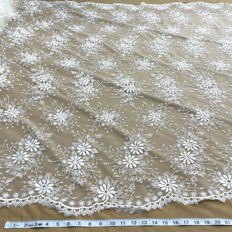 Embroidered Floral Lace Mesh