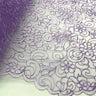 Embroidered Corded Lace Mesh Sky Blue