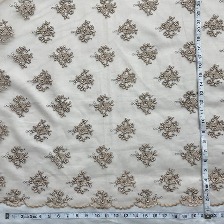 Beaded Embroidered Lace Mesh