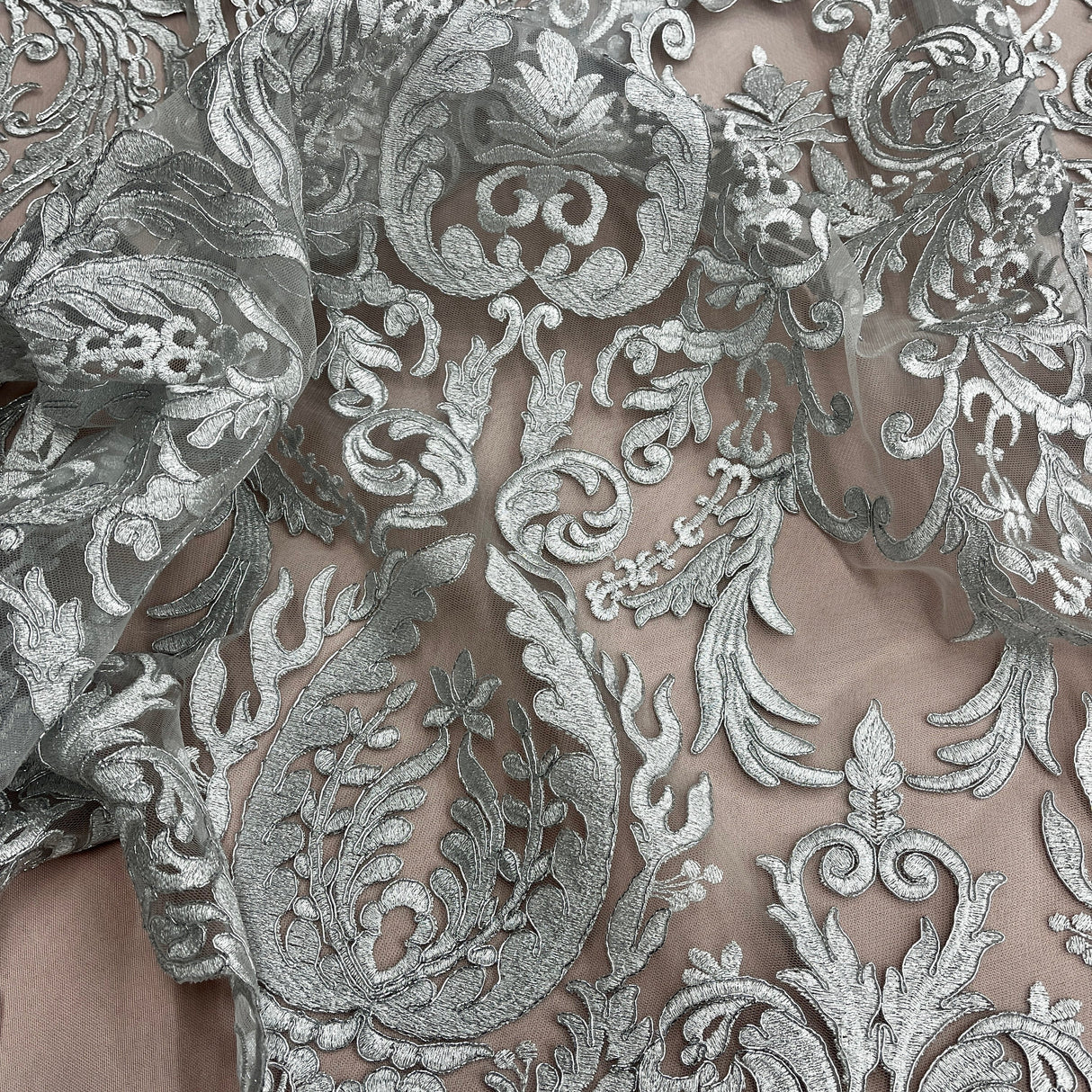 Embroidered Lace Bridal Fabric