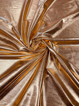 Metallic Foil Lame Spandex Fabric - Metallic Finish, 54" Width (1 Yard)