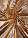 Metallic Foil Lame Spandex Fabric - Metallic Finish, 54" Width (1 Yard)