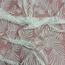 1 Yard Beaded and Corded Bridal Lace Fabric Embroidered on Polyester Net Mesh