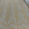 Beaded Corded Bridal Lace Fabric