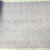 Corded Bridal Lace Fabric Embroidered Net Mesh