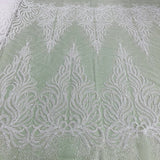 Beaded Sequined Bridal Lace Fabric