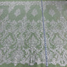Embroidered Bridal Lace White Mesh
