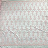 Corded Bridal Lace Fabric - Embroidered Polyester Net Mesh, Approximately 54" Width (1 Yard)