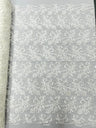 Estrella Corded Flowers Embroider With Sequins Mesh Lace Fabric - Floral Embroidered, Double Scallop, 50-54" Width, 36" Length (1 Yard)