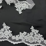 Beaded Corded Lace Trim 4"