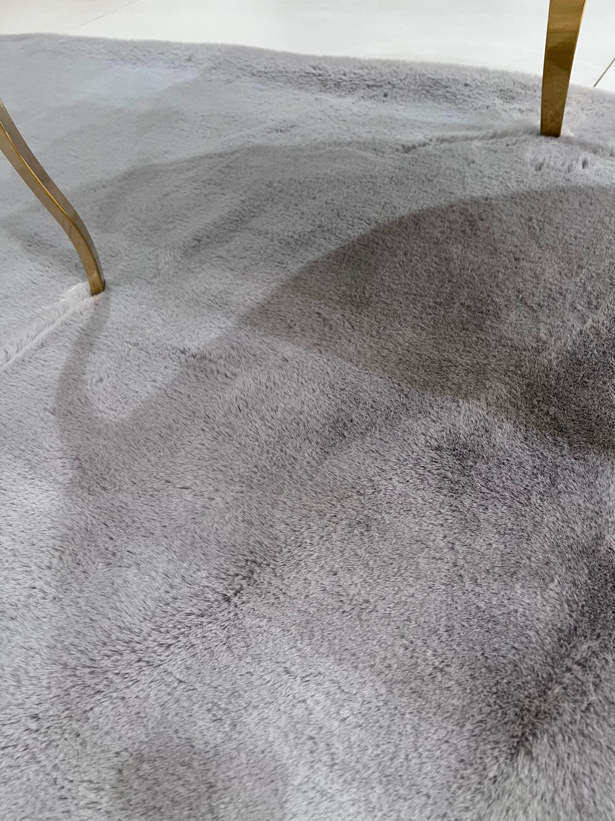 Bella Rug Collection Polyester Fabric - Soft Luxurious Modern Rug, Sandy Beige, Slate Silver, Raven Charcoal, 6' 5" x 9' 2", 2' x 6' (1 Piece)