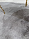 Bella Rug Collection Polyester Fabric - Soft Luxurious Modern Rug, Sandy Beige, Slate Silver, Raven Charcoal, 6' 5" x 9' 2", 2' x 6' (1 Piece)