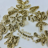 Beaded Floral Lace Trim