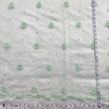 Beaded Embroidered Lace Mesh Fabric