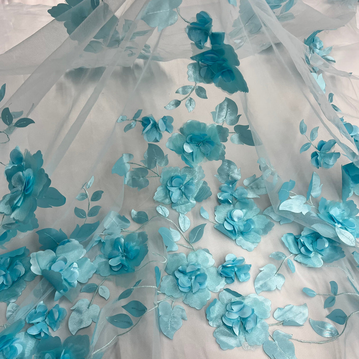 3D Floral Lace Fabric 60" Wide