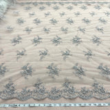 Beaded Corded Bridal Lace Mesh
