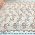 Beaded Corded Bridal Lace Mesh
