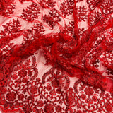 Beaded Corded Bridal Lace Mesh