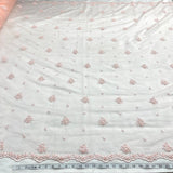 Beaded Embroidered Lace Mesh Fabric