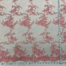 Sequined Corded Lace Fabric Dusty Rose