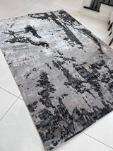 DEV309 Polypropylene Polyester Area Rug - Color Shifting Flat Weave, 5' 4" X 7' 8", 8' X 11" (1 Unit)