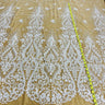 Beaded Embroidered Lace Mesh